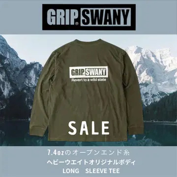 택 포함 새상품 그립스와니 롱T 롱 슬리브 셔츠 올리브 사이즈 L