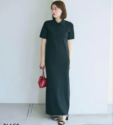 BASEMENT 반팔 폴로 원피스