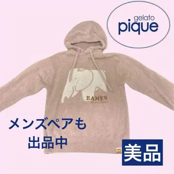 새상품급 gelato pique 후드 부착 룸웨어