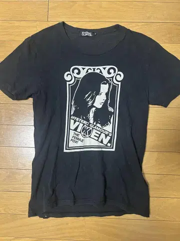 HYSTERIC GLAMOUR 블랙 T셔츠