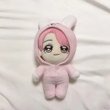 BTS 정국 토끼 후드 부착 봉제 인형 20cm