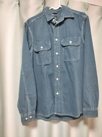 ZARA 데님 긴팔 셔츠 S 사이즈 블루