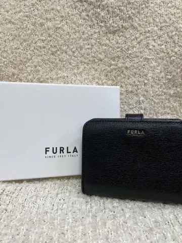 FURLA 블랙 접이식 지갑