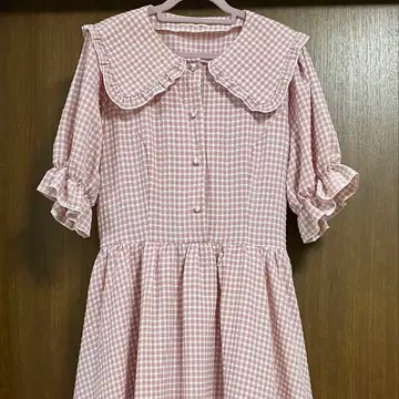 시마무라 아오키 미사코 원피스 핑크깅엄