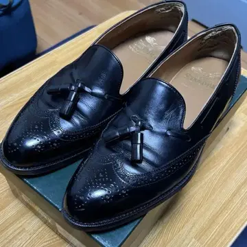 STANDUKE 가죽 신발 블랙 28cm