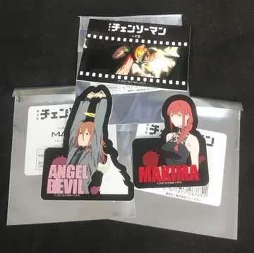 체인소 맨 TSUTAYA 트레이딩 장면 사진 스티커 마키마