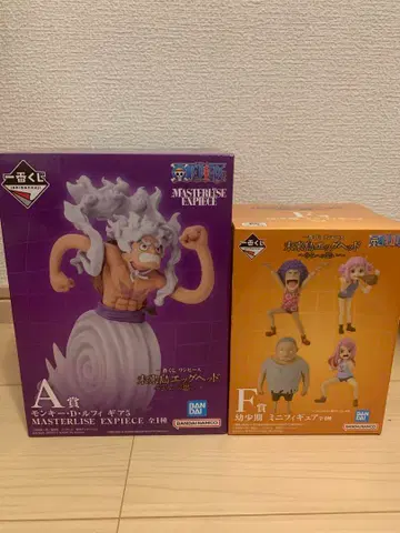 원피스 미래섬 에그헤드 피규어 루피 기어5 유년기 미니 피규어