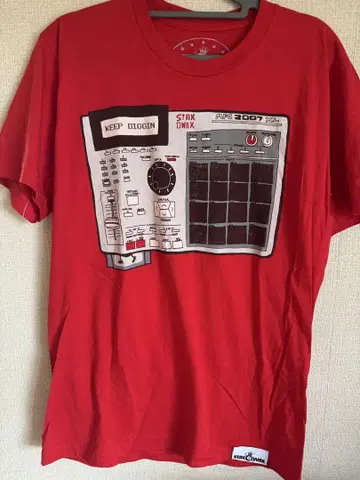 STAX O WAX MPC 2007 XL 레드 셔츠