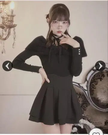 미셸 마카롱 슬림 레그 스커트