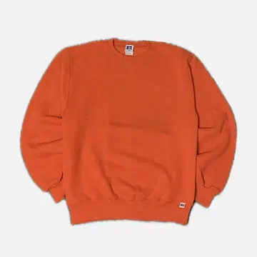 러셀 애슬레틱 무지 90s 맨투맨 오렌지 usa제