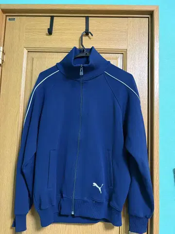 Puma 네이비 집업 저지