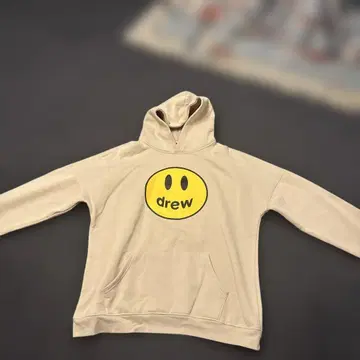 drew house 스마일리 페이스 후드티 XXL 베이지