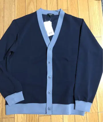 BEAMS HEART 종이상자 가디건 네이비 L 사이즈