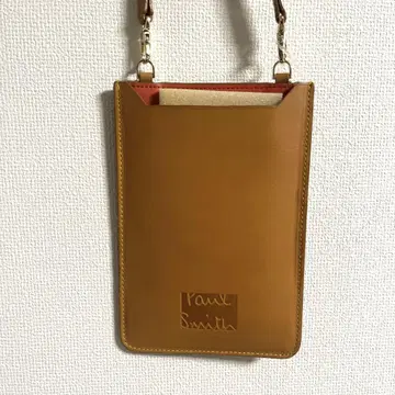 PaulSmith/폴스미스 브라운 숄더백 가죽