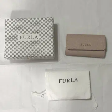 FURLA 키케이스 핑크 베이지