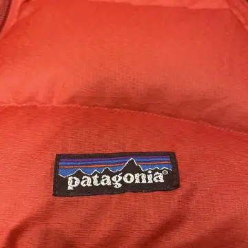patagonia 레드 다운 자켓