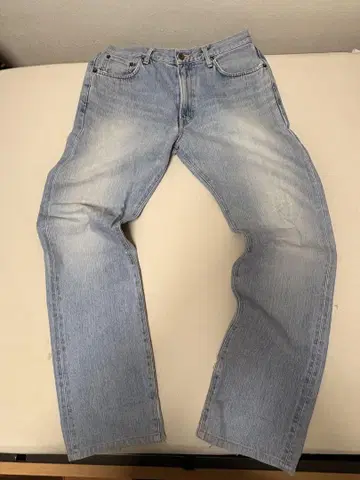 EDWIN 505 XX 33 x 33 빨간색 셀비지 데님 팬츠