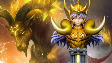 세인트 세이야 황금 성투사 양자리 아리에스 무우 레진 키트 1/5