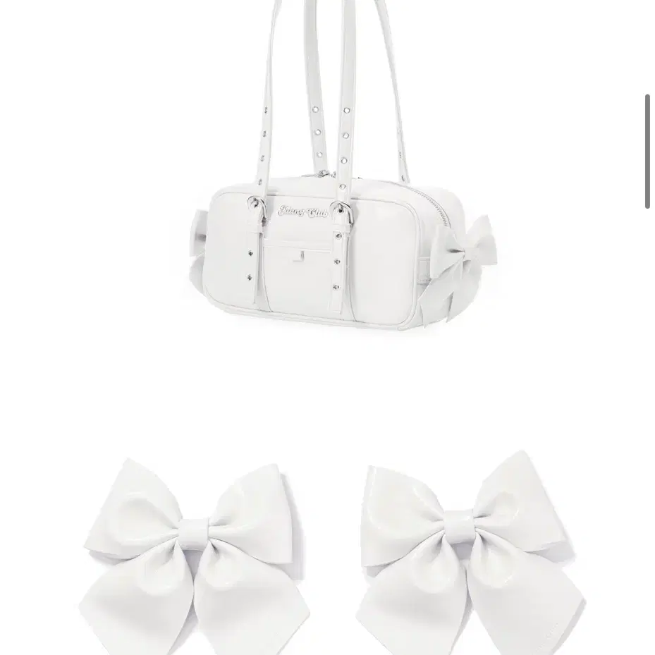 New Product] Idang Club Ribbon Mini Bag - White #idang,#idangclub
