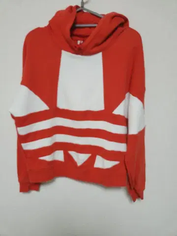 아디다스 adidas 여성용 빅 로고 후드티 S