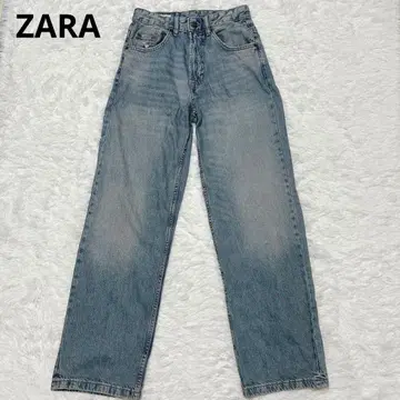 컨디션 최상 ZARA 자라 BAGGY FIT 데님 팬츠 EUR34