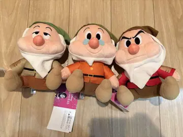 백설공주 소인 봉제 인형 3체 세트