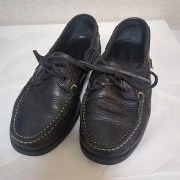Paraboot 데크 슈즈 BARTH FOUL NOIR