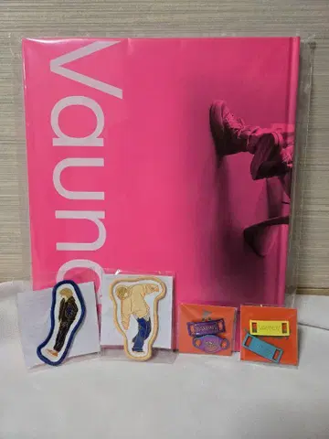 Vaunty 아트북과 핀 배지 세트