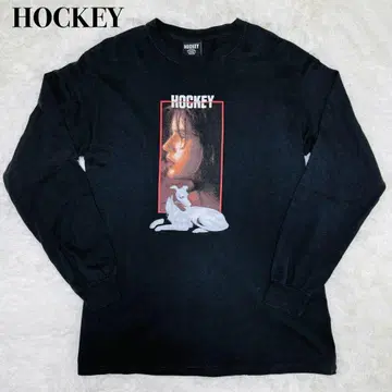 HOCKEY 하키 프린트 긴팔 셔츠