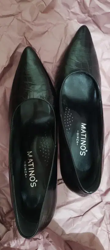 MATINO'S 블랙 스틸레토 펌프스