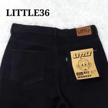 새상품 LITTLE36 블랙 데님 팬츠 L