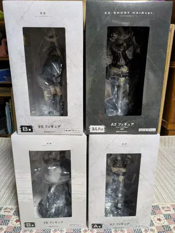미개봉 NieR:Automata 방송 기념 복권 A2 2B 9S 피규어