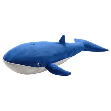 이케아 소프트 토이 고래 100cm BLAVINGAD 봉제 인형