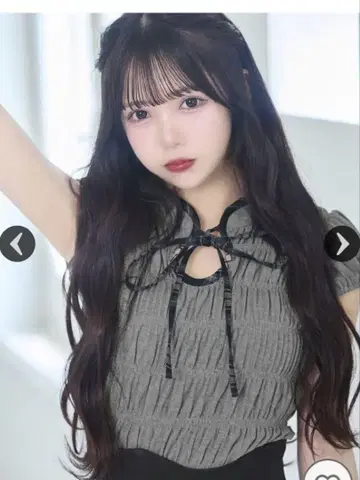 셔링 리본 상의