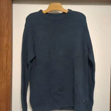 RVCA 다크 블루 니트 스웨터 M