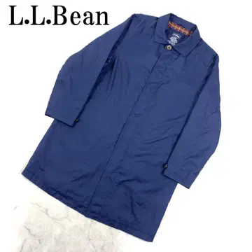 LA8030 엘엘빈 스텐카라 코트 롱 안감 있음 네이비 L