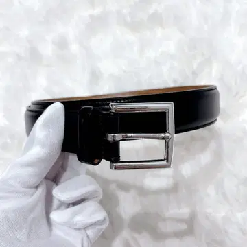 새상품 UNITED ARROWS 쉘 코도반 벨트 30/75 블랙