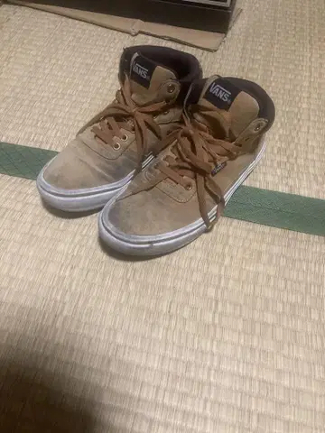 VANS Bedford V3200 스니커즈 26.5cm 브라운 스웨이드
