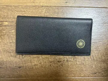 황궁 국화 문양 천연 가죽 장지갑 황궁 동어원 한정품