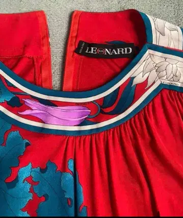 Leonard 꽃무늬 레어 큰 사이즈 긴팔 튜닉