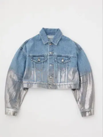 moussy FOIL PRINT DENIM JACKET