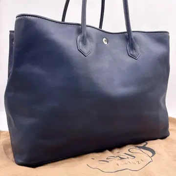 컨디션 최상 시세이 플랩 토트백 941 대용량 A4 PC 숄더 천연 가죽