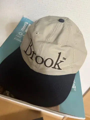 Brook 베이지/네이비 캡