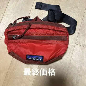 patagonia 바디백 빨간색 최종 가격