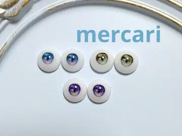 데칼 아이 6mm [그라데아이] 블루 계열&보라색 계열&카키 계열