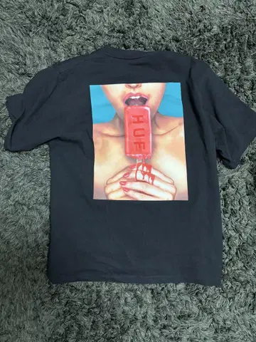HUF 그래픽 프린트 T셔츠 블랙