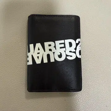 DSQUARED2 블랙 가죽 카드 케이스