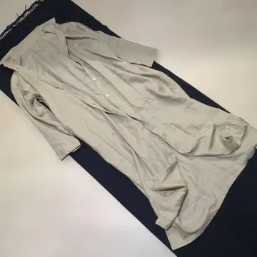 URBAN RESEARCH 린넨 긴팔 셔츠 원피스 베이지 사이즈 ONE