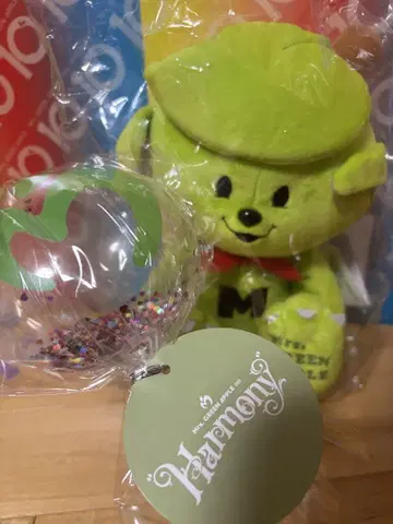 Mrs.GREEN APPLE 메멜 봉제 인형, 하모니 스틱 벌룬
