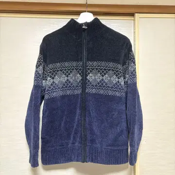 플리스 자켓 다크 블루 그레이 m jasleycollection